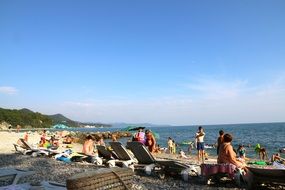 Beach in Russia