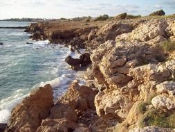 wonderful cyprus coast on a sunny day