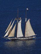 sailing vessel on sea