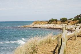 ocean waves at the sandy beach
