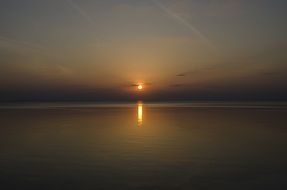 wonderful maldives sunset