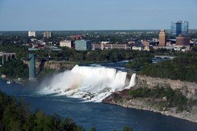 panorama of the city near Niagara Falls