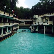 summer pool in a resort hotel