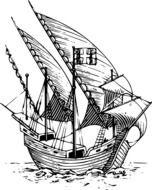ship boat drawing