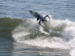 extreme surfer in California