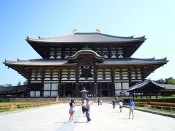 temple in japan in summer