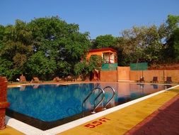 Scenic outdoor pool