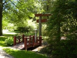 small red bridge