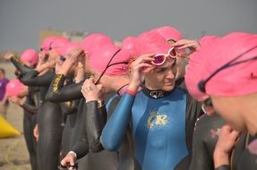 female swimmers