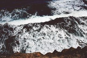 Waves on a coast