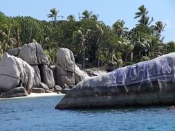 cliffs in seychelles