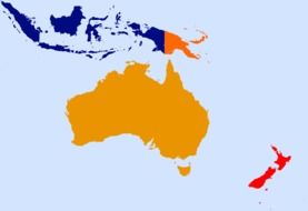 australia oceania drawing