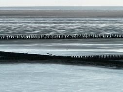 breakwater at north sea