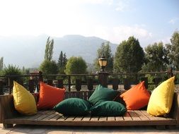 place to relax with a beautiful landscape