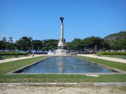 sunny red beach urca in rio de janeiro