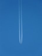 aircraft contrail jet