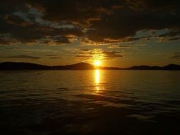 wonderful mood sunset