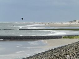 waves and wind over the North Sea