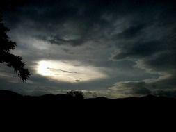 white spot rna storm sky over Sri Lanka