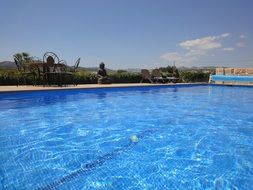blue water pool