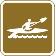 sign for relaxing on kayaks