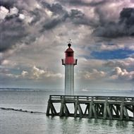 lighthouse in the sky