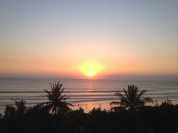 bali beach sunset