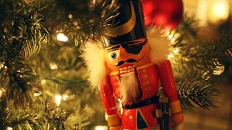 Christmas tree nutcracker toy