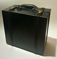 small black suitcase