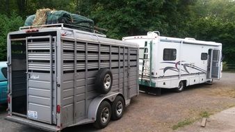 vacation rv horse trailer