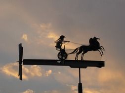 whirly gig weather vane