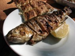 food fish as a restaurant dish
