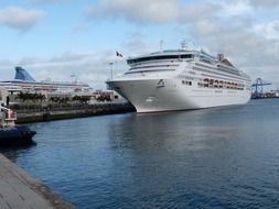 cruise ship in port of Gran Canaria