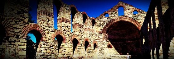 Ruins in Nessebar, Bulgaria