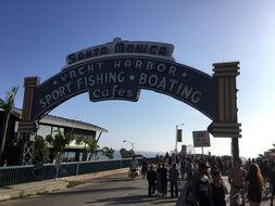 sign beach santa monica