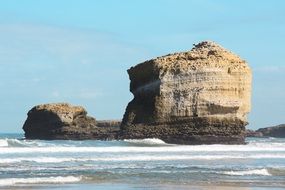 beach in Biarritz France