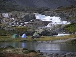 tents in Jotunheimen National Park, Norway