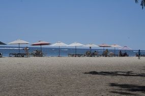Sea side of Mauritius