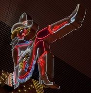 cowgirl neon sign in las vegas