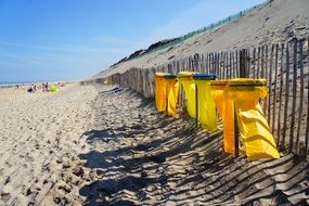 Fence on the beach