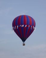 floating colorful hot air balloon