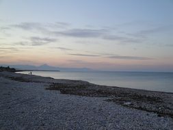 beautiful sunset in Spain