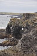 coastal cliffs in Iceland