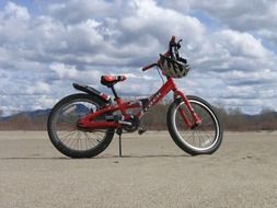 wonderful red bike