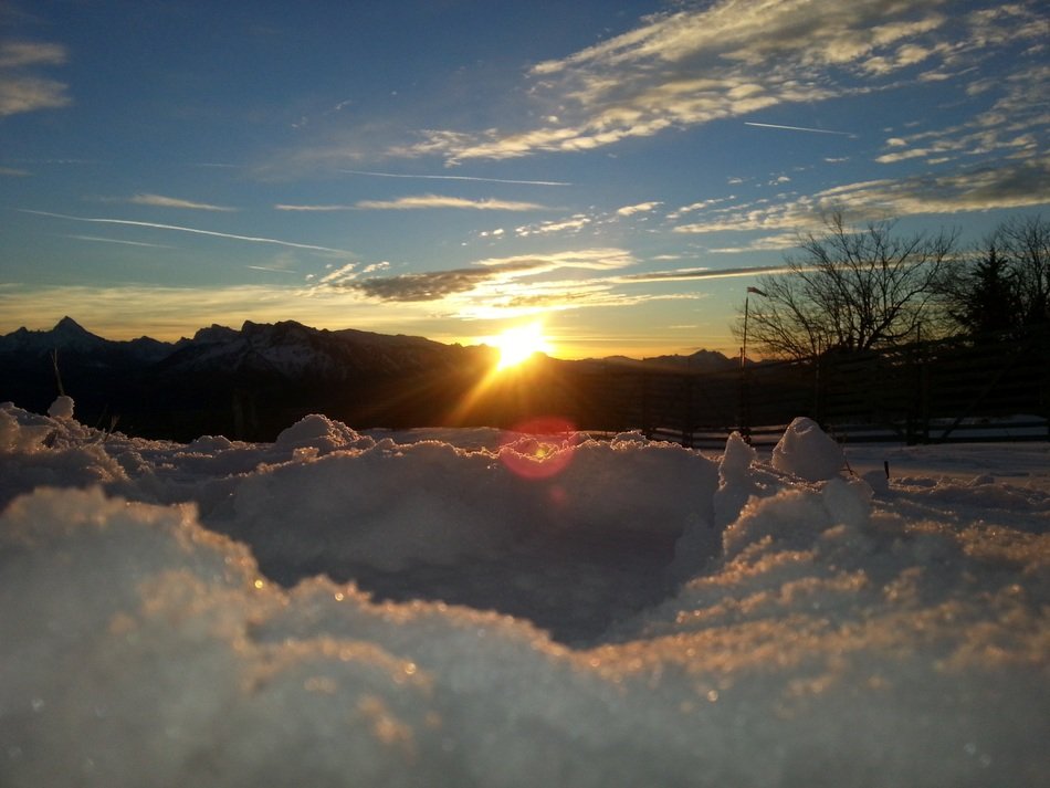 charmingly beautiful snow austria