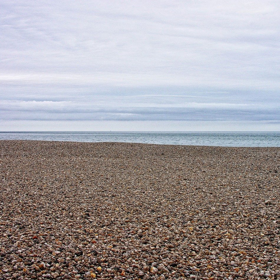 Peaceful Pebble beach