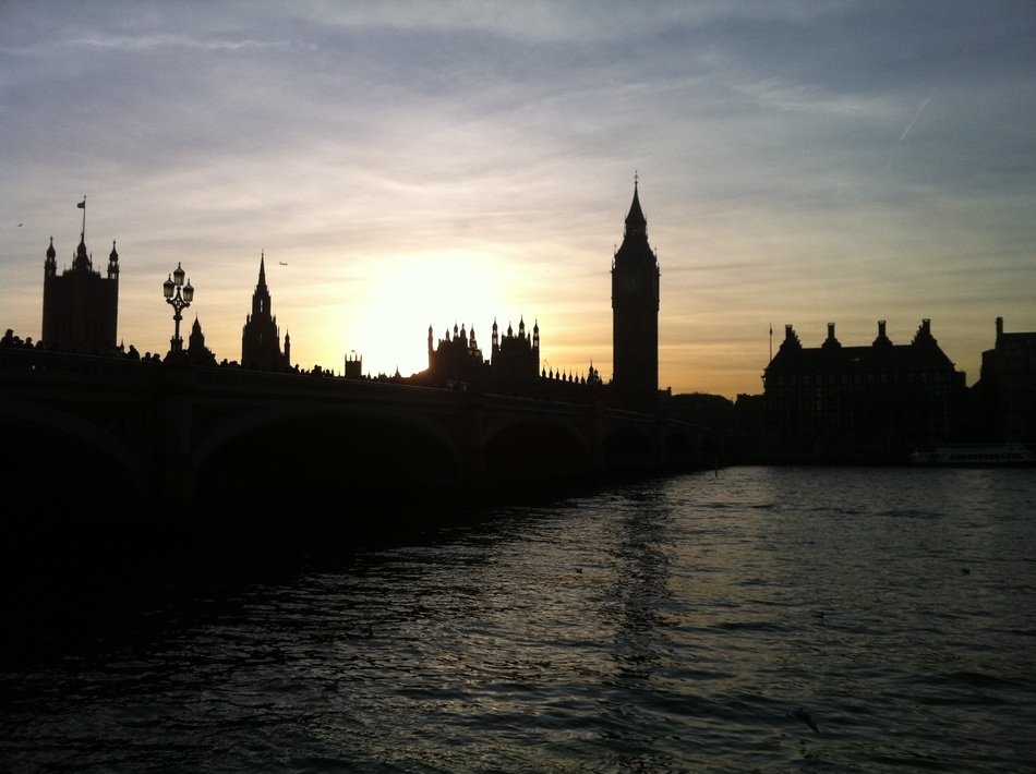big ben by the river in london