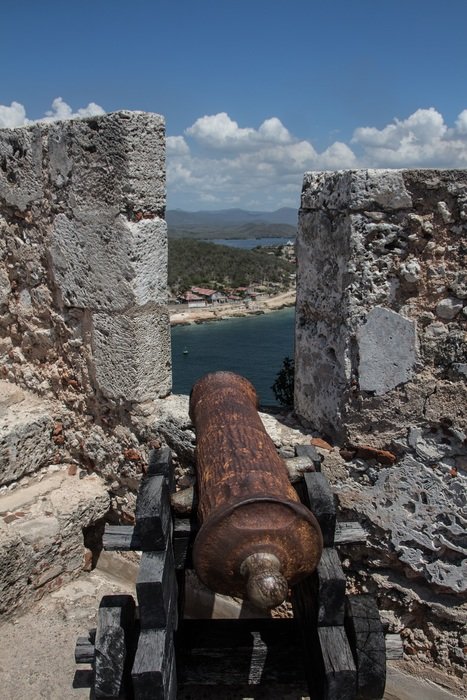 fortress near the ocean