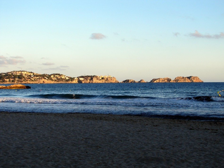 landscape of sea at the Sunset in Mallorca