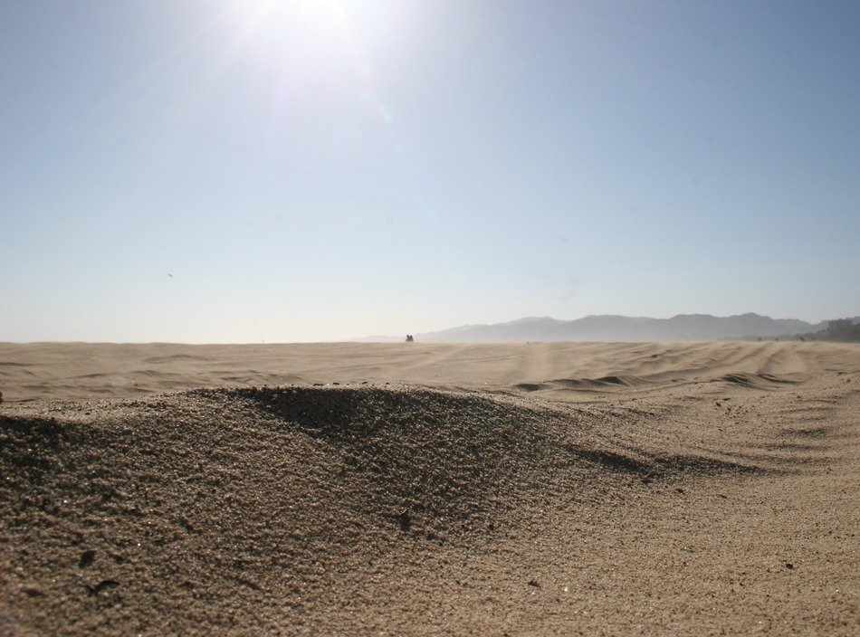 landscape of the Sahara desert